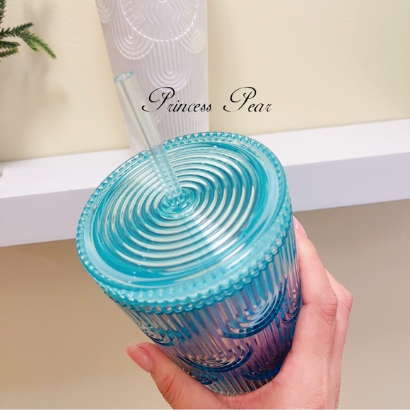 Starbucks Spring 2022 , 2023 & 2024 mermaid scale 24 oz  tumbler - Picture 10 of 13